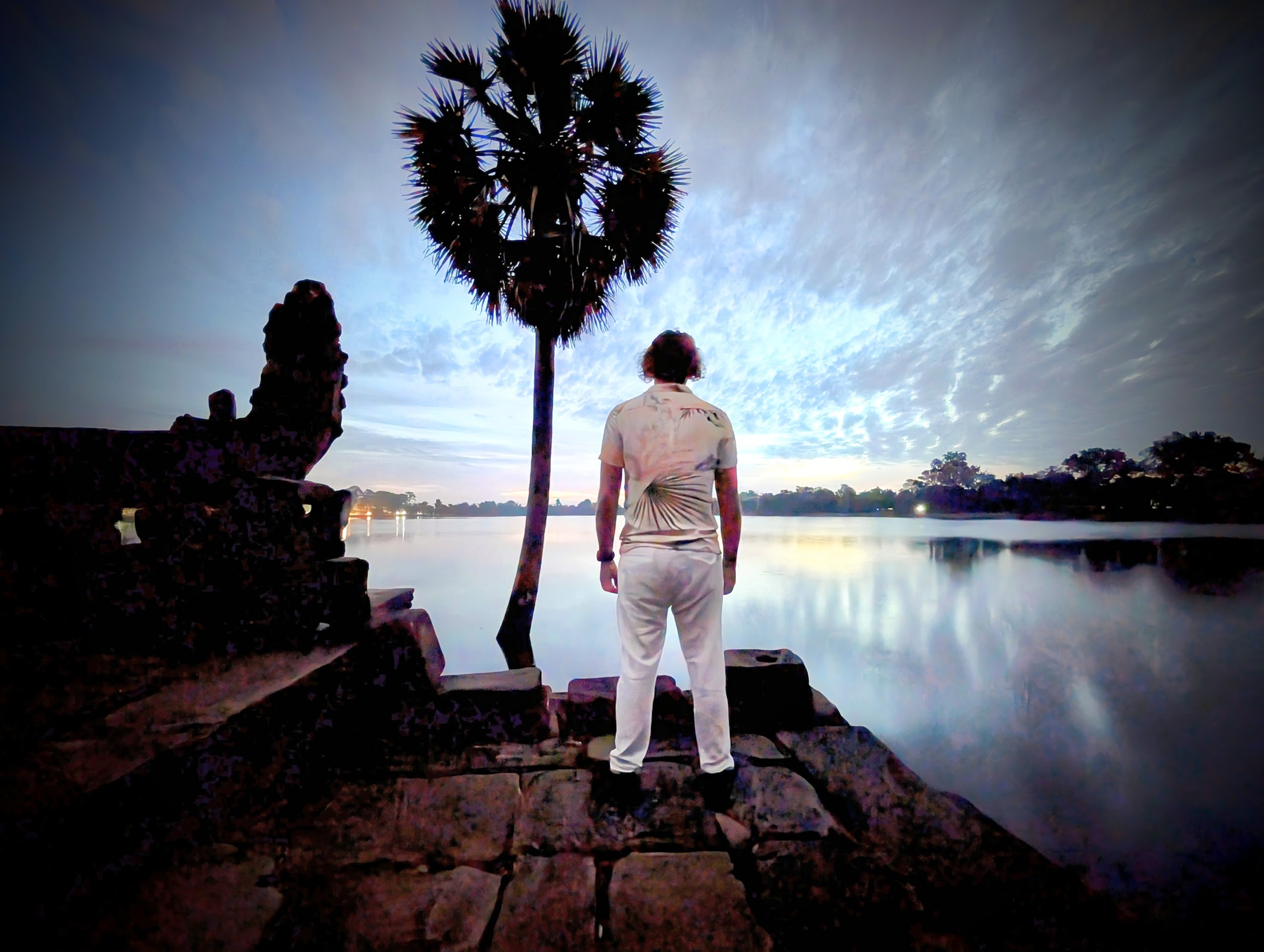 Ken at Angkor Wat sunset